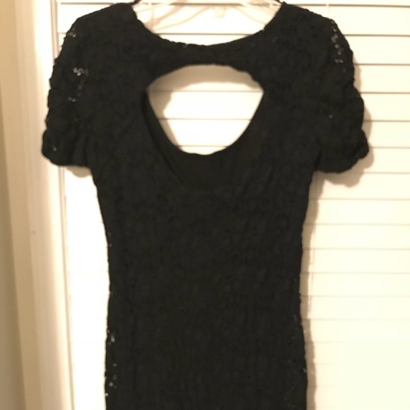 Black Mini Dress - Picture 3 of 3